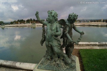 法国巴黎凡尔赛宫御花园铜雕