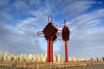 中国结 雕塑