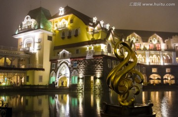 深圳茵特拉根酒店夜景