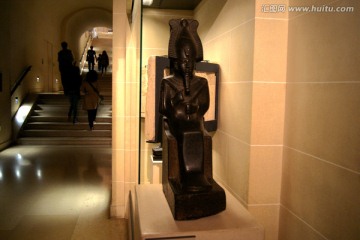 法国巴黎卢浮宫埃及雕塑
