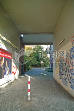 柏林街头小景 涂鸦墙