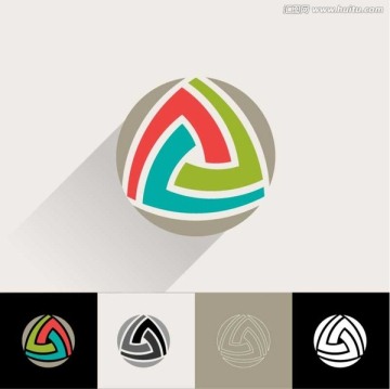 L开头字母LOGO设计商标设计