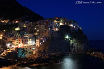 五渔村马纳罗拉夜景