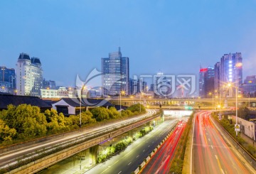 杭州城市夜景