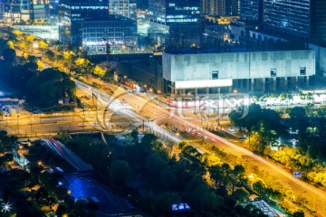 杭州钱江新城夜景