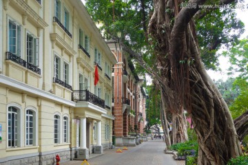 沙面 西式建筑 古典建筑 英租