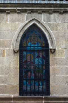 石室圣心大教堂 欧式窗户