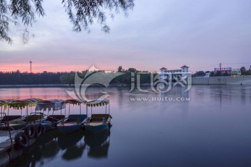 南阳湖晚霞