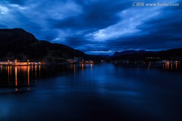 挪威峡湾之夜