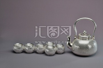 纯银茶具