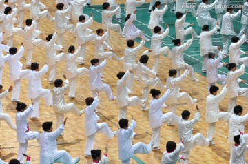 集体太极拳表演