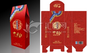 中国红茶展开平面稿及效果图
