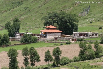 藏族寺庙 建筑 四川