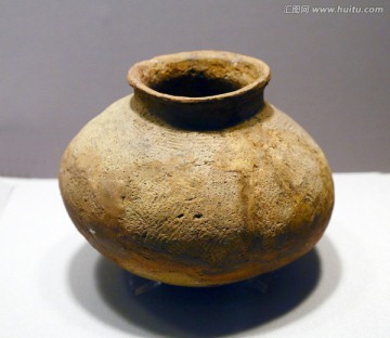 新石器时代印纹陶罐