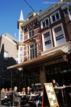 荷兰海牙街边咖啡