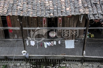 风雨廊 下梅古村