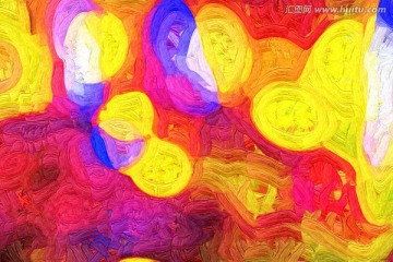 抽象油画
