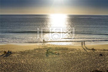 澳洲袋鼠岛的沙滩