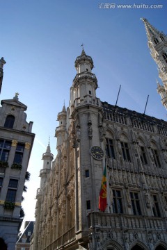 比利时布鲁塞尔大广场哥特建筑