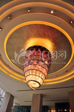 北京丽晶酒店大堂装饰吊灯