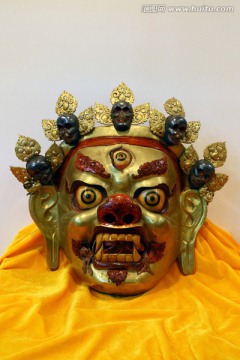 藏族跳神面具