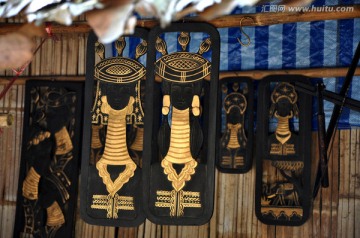 泰国长颈族工艺品