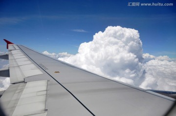 飞机上的风景