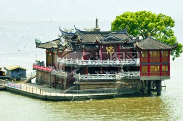 福州金山寺全景俯瞰