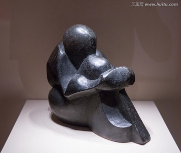 女子坐像 青铜塑像 现代雕塑