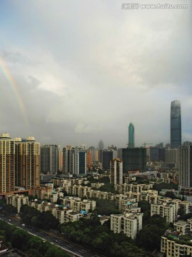 雨后深圳