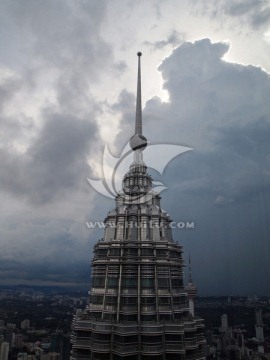 马来西亚双子塔尖顶