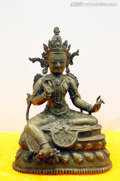 藏传佛教绿度母像