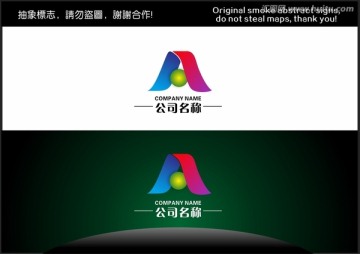 A字母科技标志