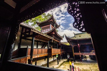 重庆江津塘河古镇 寺庙