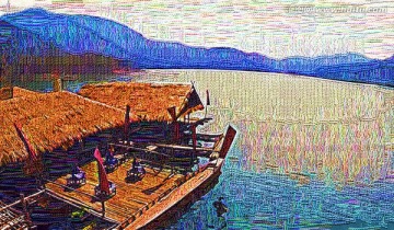 海上风景装饰画