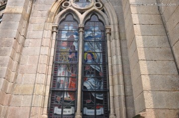 石室圣心大教堂玻璃窗