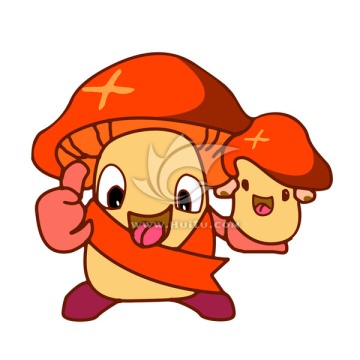 卡通蘑菇