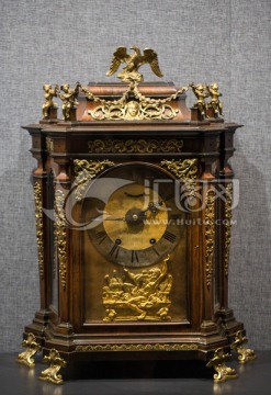 壁炉座钟 机械时钟 老式时钟