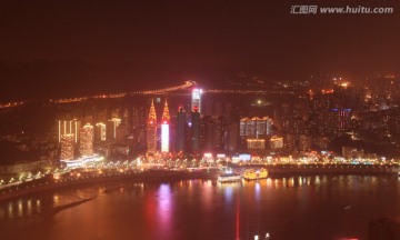 重庆南岸南滨路夜景