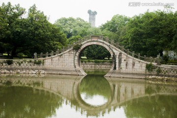 公园 石桥 古桥