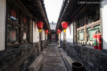 平遥古城客栈 窗花