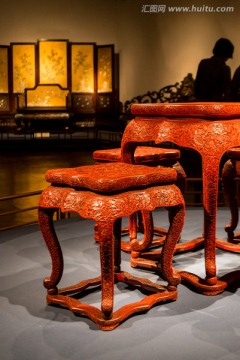 红木桌椅雕花
