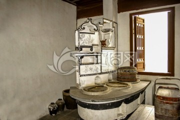 传统灶台厨房