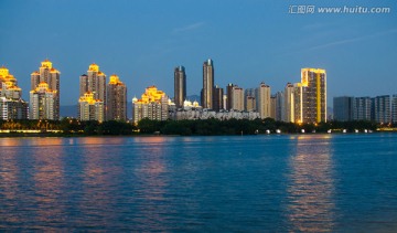 福州夜景 都市风光