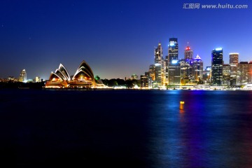 悉尼歌剧院夜景