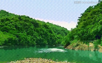 山水丛林风景