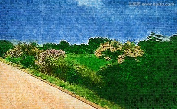 自然风景画
