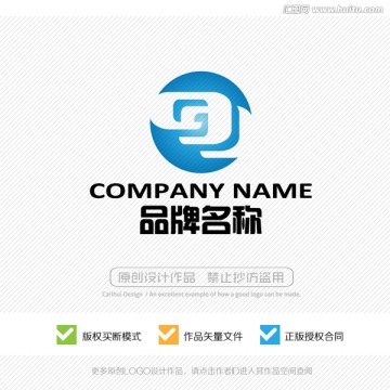 字母G 标志 LOGO 商标