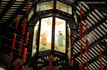 寺庙的灯笼
