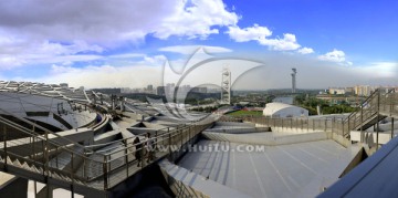 北京奥林匹克公园高清宽幅接图